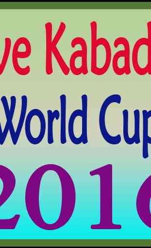 Kabaddi World Cup Scores & TV 2