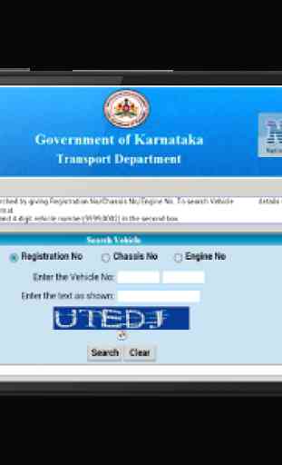 Karnataka Vehicle details 2