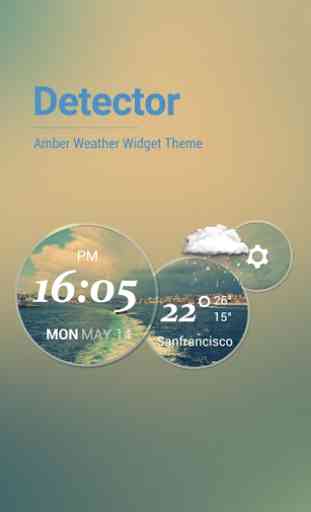Moto Blur Style Weather Clock 1