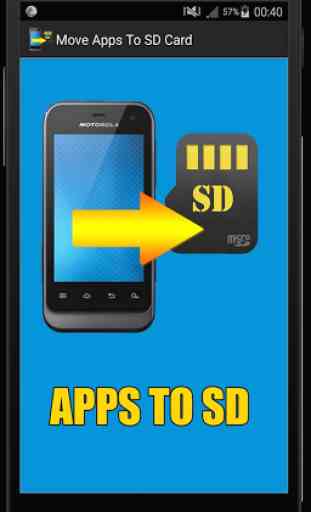 Move apps To SD Card 1