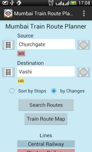 Mumbai Train Route Planner 1