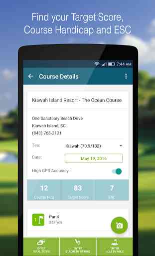 MyScorecard Golf Score Tracker 2