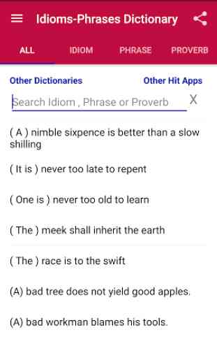Offline Idioms Dictionary 1