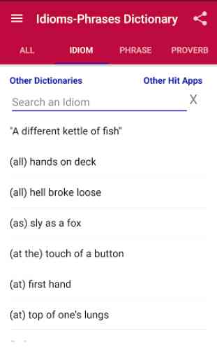 Offline Idioms Dictionary 2
