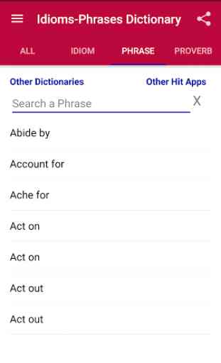 Offline Idioms Dictionary 3