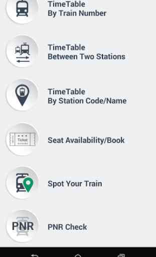 Offline Indian Rail Time Table 2