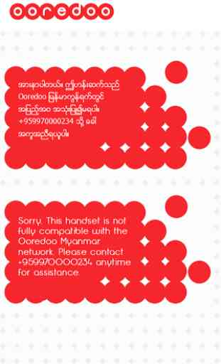 Ooredoo Myanmar Device Checker 3