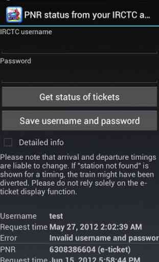 PNR status and train info 4