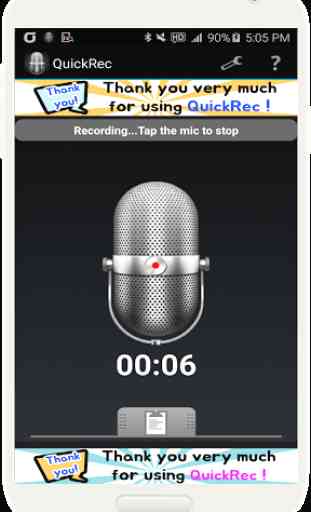Recorder(MP3, WAV) - QuickRec 1