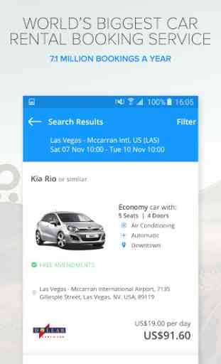 Rentalcars.com Car hire App 4