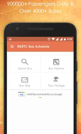 RSRTC Bus Schedule 1