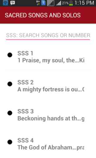 Sacred Songs and Solos 1