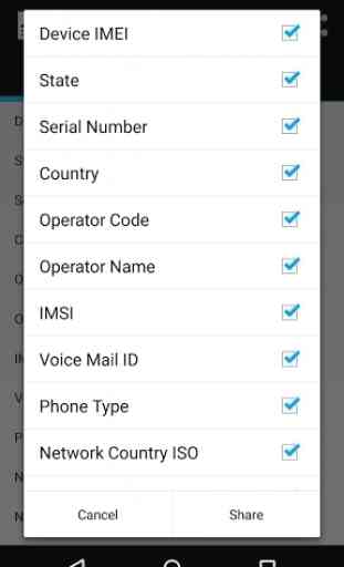 SIM Card Information and IMEI 3