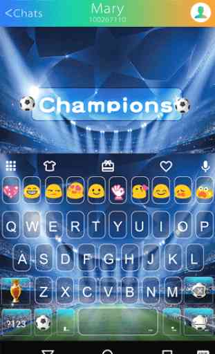 Soccer Champion Keyboard Theme 1