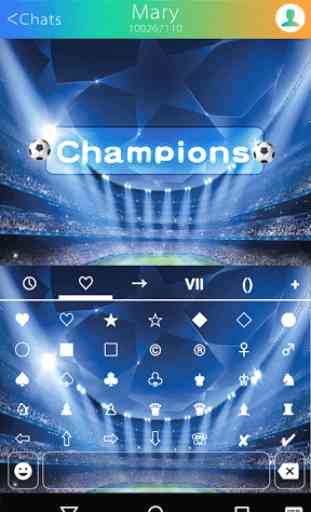 Soccer Champion Keyboard Theme 4