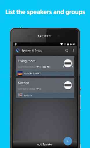 SongPal:Bluetooth/Wi-Fi remote 2