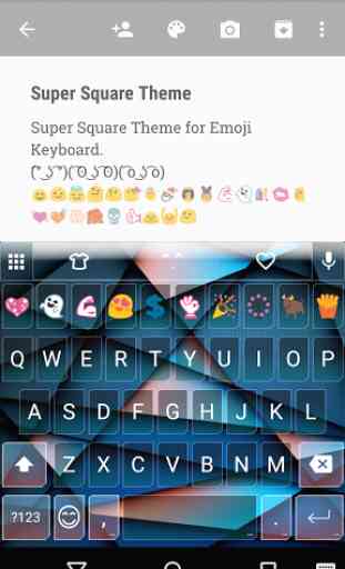 Super Square Emoji Keyboard 1