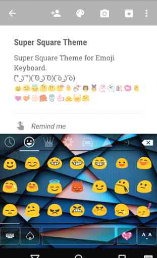 Super Square Emoji Keyboard 2