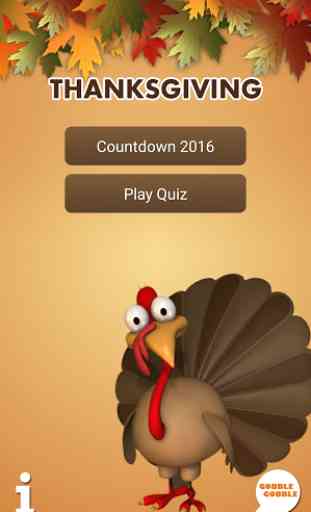 Thanksgiving Countdown& Trivia 1