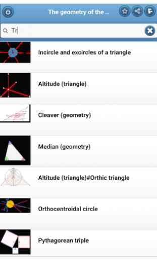 The geometry of the triangle 4