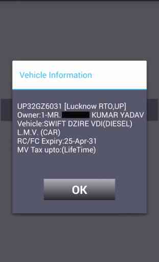 Vehicle RTO Registration Info 2