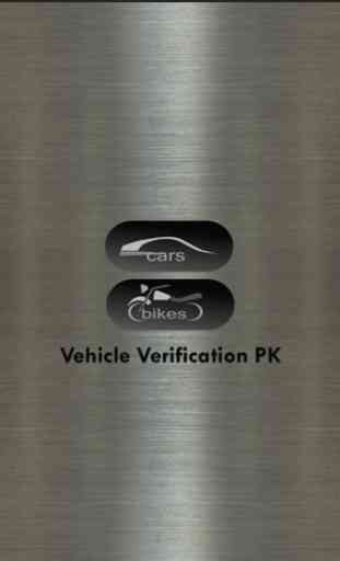 Vehicle Verification Pakistan 1