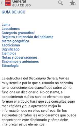 Vox General Spanish LanguageTR 3