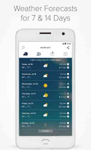 Weather & Radar - Morecast App 3