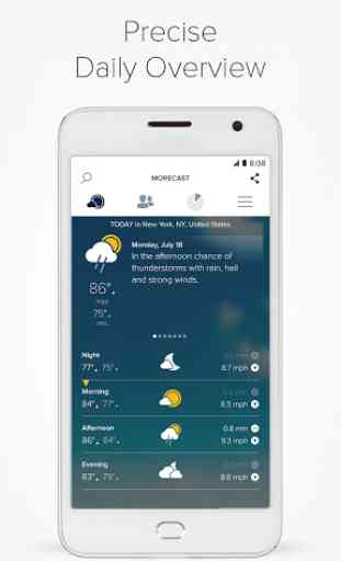 Weather & Radar - Morecast App 4
