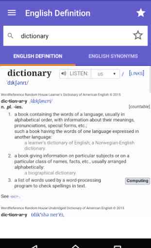 WordReference.com dictionaries 1