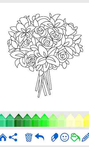 Adult Coloring: Flowers 3