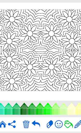 Adult Coloring: Flowers 4