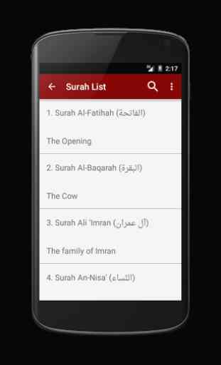 Al Quran by Word Translation 2