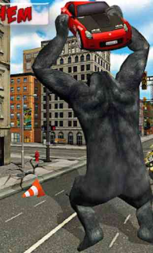 Angry Gorilla City Attack 2