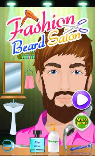 Beard salon girls games 1