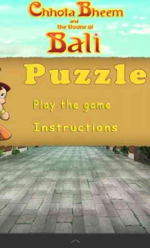 Bheem puzzle Game - Bali Movie 4