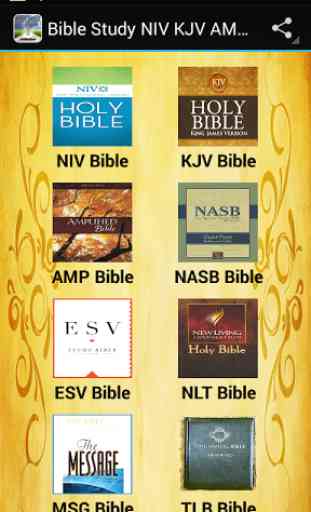 Bible Study NIV KJV AMP NASB 1
