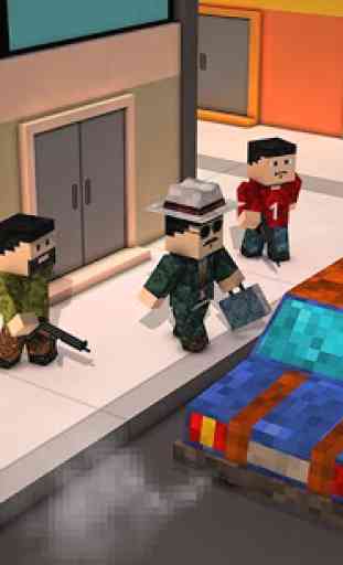 Blocky City Sniper 3D 2
