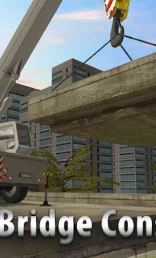 Bridge Construction Crane Sim 1