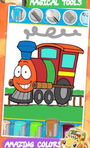 Cars coloring book for kids 3