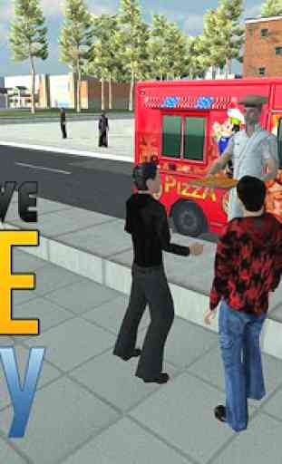 City Pizza Delivery Van 2
