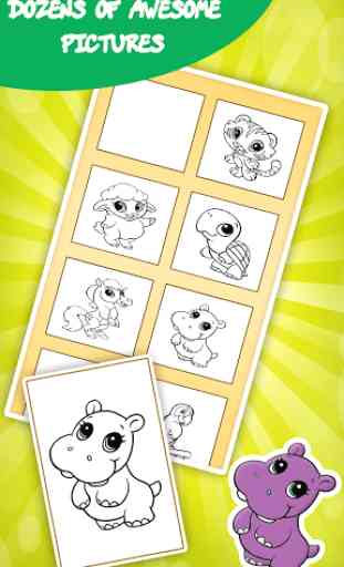 Coloring games for kids animal 3