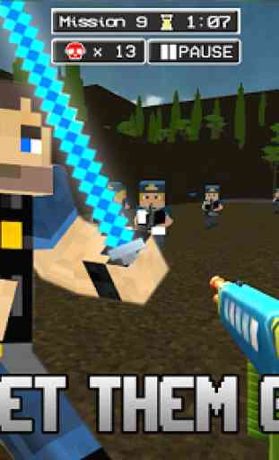 Cops Vs Robber Survival Gun 3D 3