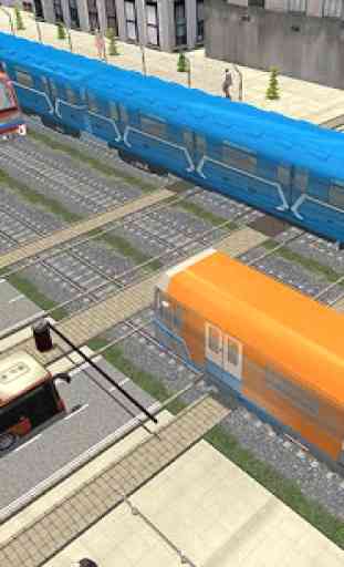 Driving Metro Train Sim 3D 2