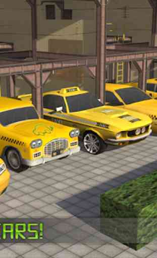 Electric Car Taxi Driver 3D 3