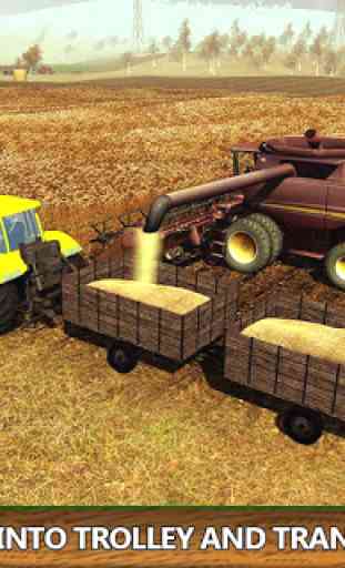 Farm Harvesting Cargo Tractor 3