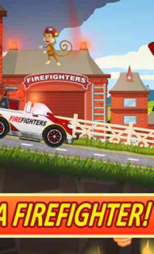 Fire Fighters Racing for Kids 2
