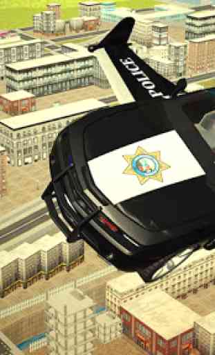 Flying Police car 3d simulator 1