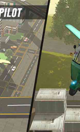 Flying Tuk Tuk Simulator 1