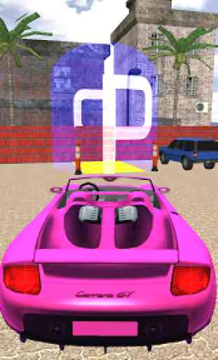 Girl Car Parking Game 3D 2